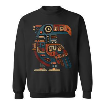 Aztec Bird Inca Toltec Maya Mexican Mayan Indigenous Azteca Sweatshirt - Thegiftio UK