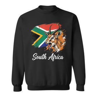 Bandera Nacional Deudáfrica Con Antílopepringbok Camisa de entrenamiento - Regaloses