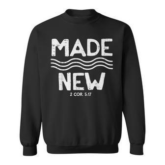 Baptism Made New Waves 2 Cor 5 Sweatshirt - Thegiftio UK