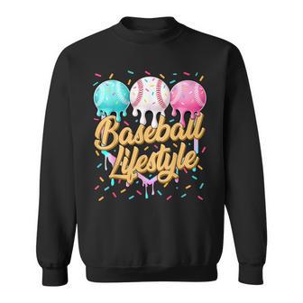 Baseball Life Style Drip S Youth Boys Kids Sweatshirt - Thegiftio UK