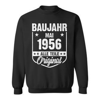 Baujahr Mai 1956Intage Mann Frau 70 Geburtstag Sweatshirt - Seseable