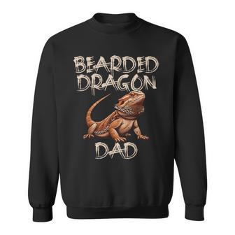 Bearded Dragon Dad Fathers Day Beardie Owner Papa Men Sweatshirt - Thegiftio UK