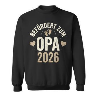 Befördert Zum Opa 2026 Werdender Großvater Sweatshirt - Geschenkecke