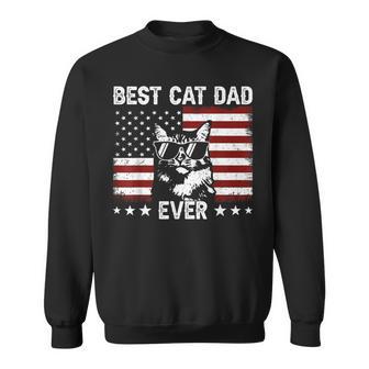 Best Cat Dad Ever Cat Dad Lover Father's Day Cat Daddy Sweatshirt - Thegiftio UK