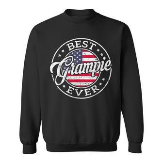 Best Grampie Ever Usa Flag Fathers Day Family Sweatshirt - Thegiftio UK