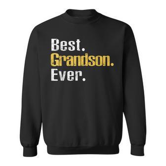Best Grandson Ever Vintage Father's Day Sweatshirt - Thegiftio UK