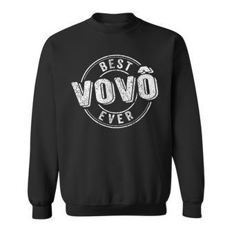 Best Vovô Ever Grandpa Quote Portuguese Grandpa Sweatshirt - Thegiftio UK