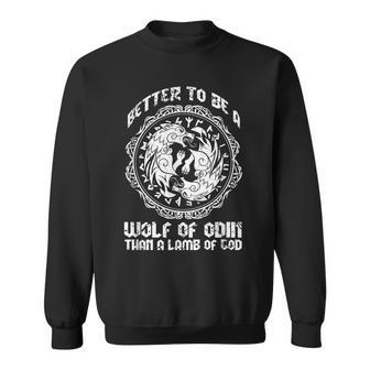 Better To Be A Wolf Of Odin Than A Lamb Of Dios Camisa de entrenamiento - Regaloses