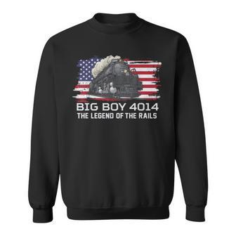 Big Boy 4014 Vintage Steam Locomotive Railroad Train Engine Sweatshirt - Thegiftio UK