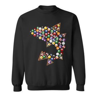 Billiards Pool Shark Graphic Sweatshirt - Thegiftio UK