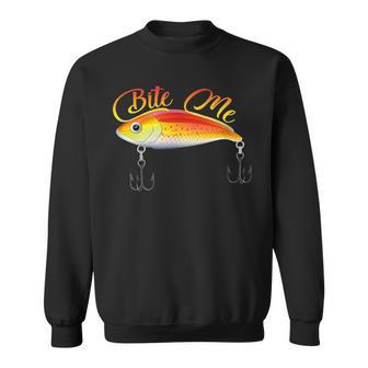 Bite Me 釣りルアー シャツ スウェットシャツ - Kawaiitshirt