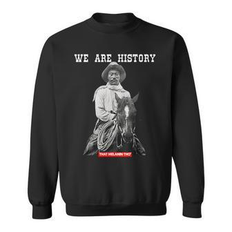 Black Cowboy Bill Pick African American Black Cowboy History Sweatshirt - Thegiftio UK