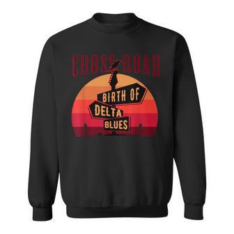 Blues Gitarristen Und Rock Music Fan Oder Delta Blues Sweatshirt - Seseable