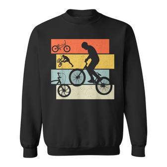 Bmx Fahrrad Bicycle Cyclist Jungen Boys Retro Sweatshirt - Seseable