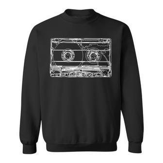 Boceto De Cassette De Música Retro Boceto De Audiointage Camisa de entrenamiento - Regaloses