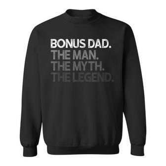 Bonus Dadtep Dad El Hombre El Mito Leyenda Regalo Padrastr Camisa de entrenamiento - Regaloses