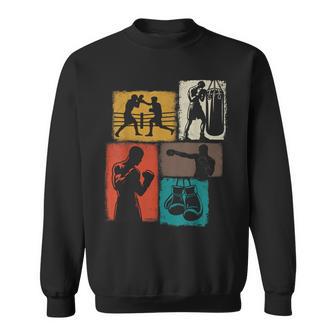 Boxing Collage Boxer Kids Coach Youth Boys Sweatshirt - Thegiftio UK