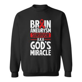 Brain Aneurysm Awareness Survivor Sweatshirt - Thegiftio UK