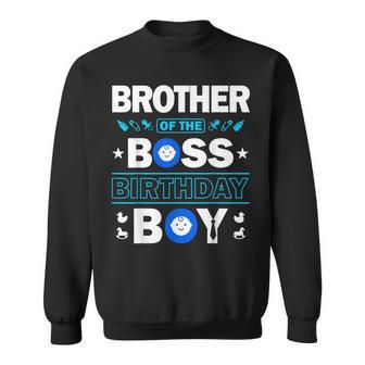 Brother Of The Birthday Boy Family Matching Party Sweatshirt - Thegiftio UK