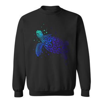 Bunte Meeresschildkröte Geschenk Meeresschildkröte Sweatshirt - Seseable
