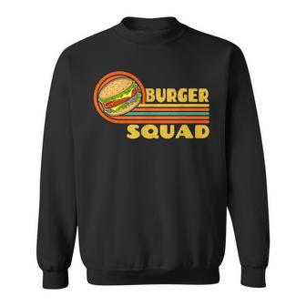 Burgerquad チーズバーガー 食通愛好家チーム ハンバーガー スウェットシャツ - Kawaiitshirt