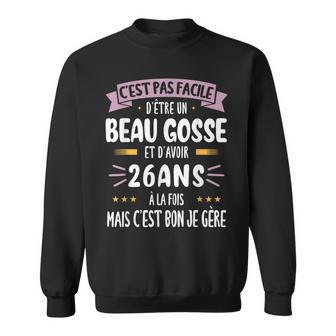 Cadeau Anniversaire Original Homme 26 Ans Beau Gosse Humour Sweater e - Cadeauxyz