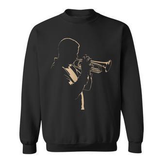 Cadeau Musicien Professeur De Trompetteilhouette Sweater e - Cadeauxyz