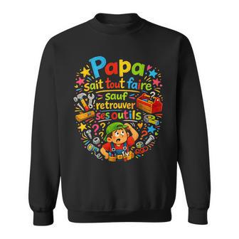 Cadeau Papa Bricoleur Retrouver Outils Fête Des Pères Noël Sweater e - Cadeauxyz