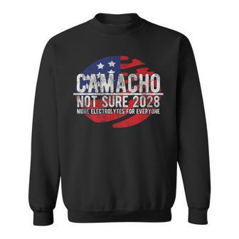 Camacho Not Sure For President 2028 Usa Vintage Sweatshirt - Thegiftio UK