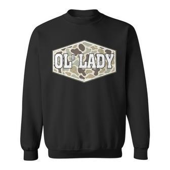 Camo Ol' Lady Hunting Camouflage Ol' Lady Sweatshirt - Thegiftio UK