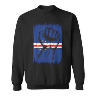 Cape Verde Flag Cabo Verde Cape Verdean Roots Sweatshirt - Thegiftio UK