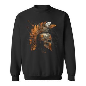 Casque De Gladiateurpartiate Grec Warriorpartan Sweater e - Cadeauxyz
