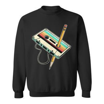 Cassette Fiesta Des Los 80 90 Retro Disfraz In Mangas Camisa de entrenamiento - Regaloses