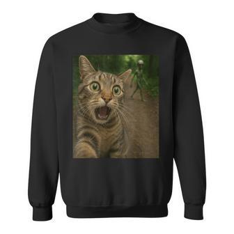 Cat Selfie Alien Sweatshirt - Thegiftio UK