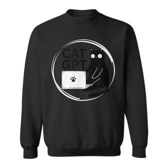 Catgpt Cat Lovers Cute Cat Tech Ingenieros De Gatos Nerds Ai Humor Camisa de entrenamiento - Regaloses