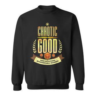 Chaotic Good D20 Jeu De Rôle D'alignement Rpg Ttrpg Sweater e - Cadeauxyz