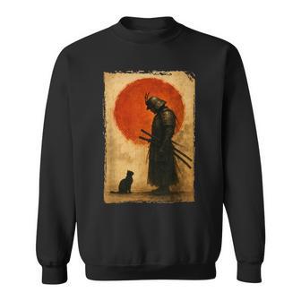 Chasseur Japonaisintage Et Art Chat Noir Sweater e - Cadeauxyz