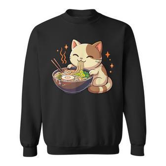Chat Avec Des Nouilles Ramen Kawaii Cat Sweater e - Cadeauxyz