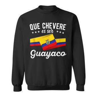 Chevere Guayaco Con Bandera Ecuatoriana Para Hombre In Mangas Camisa de entrenamiento - Regaloses