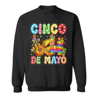 Cinco De Mayo Viva La Fiesta Pinata Mexican Party Sweatshirt - Thegiftio UK