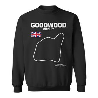 Circuito Famoso Esquema Goodwood Pista Carrera Fan Car Racing Camisa de entrenamiento - Regaloses