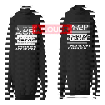 Citation Droleaint-Valentin Humour Célibataire Sweater e - Cadeauxyz