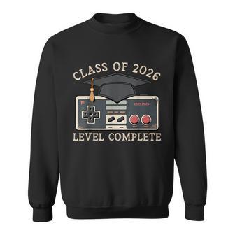 Class Of 2026 Level Complete Video Gamer Senior Graduation Sweatshirt - Thegiftio UK