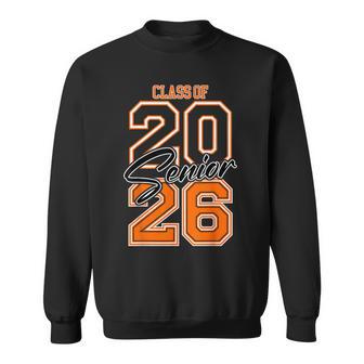 Class Of 2026 Senior 2026 Graduation Orange Vibes Sweatshirt - Thegiftio UK