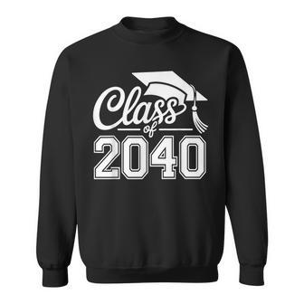 Class Of 2040 Grow With Me Graduation First Day Of School Sweatshirt - Thegiftio UK