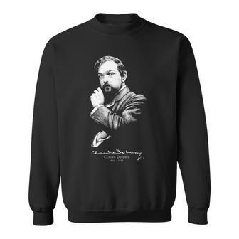 Claude Debussy-クロード・ドビュッシー-フランスの作曲家-クラシック音楽 スウェットシャツ - Kawaiitshirt