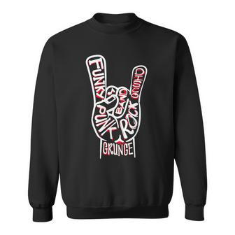 Cool Punk Rock Musique Grunge Concert Heavy Fête Sweater e - Cadeauxyz