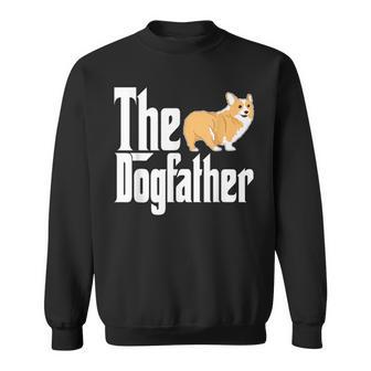 Corgi Dog Dad Dogfather Dogs Daddy Father Sweatshirt - Monsterry