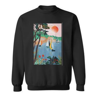 Costa Azul Francia Retrointageiajesacaciones Camisa de entrenamiento - Regaloses
