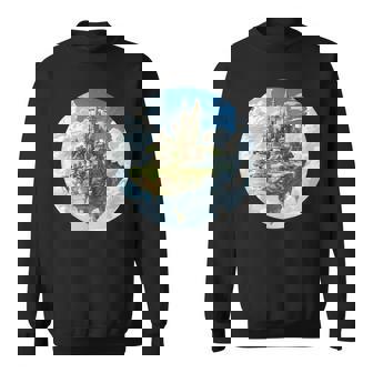 Costume De Château Dans Le Ciel Sweater e - Cadeauxyz